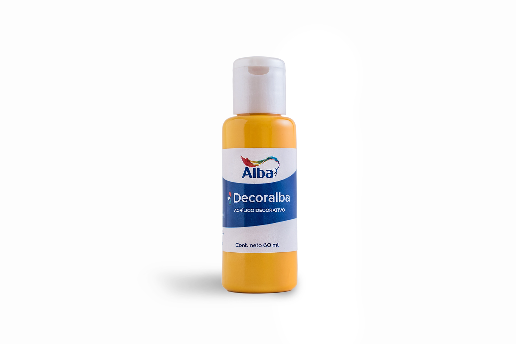 Acrilico decorativo alba 60cc amarillo oro 475 - 60ML - Alba Artística